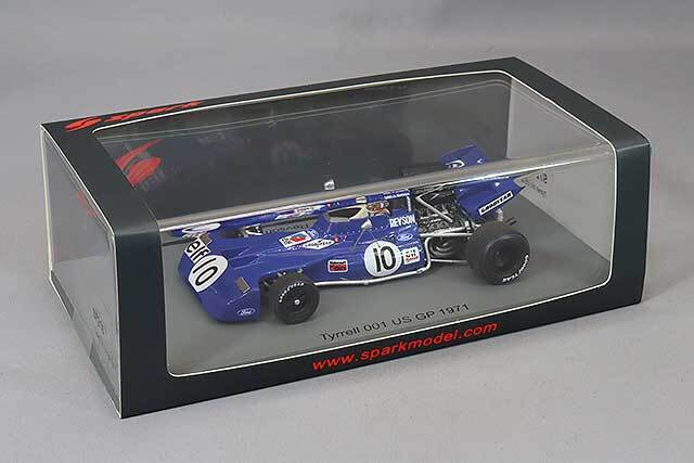 スパーク 1/43 ティレル 001 1971 F1 アメリカGP #10 P.レブソン