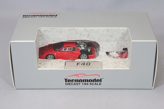 テクノモデル 1/64 フェラーリ F40 LM プレスバージョン 1996 レッド