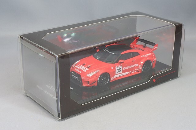 TSM 1/43 LB-シルエット WORKS GT 日産 35GT-RR バージョン1 レッド