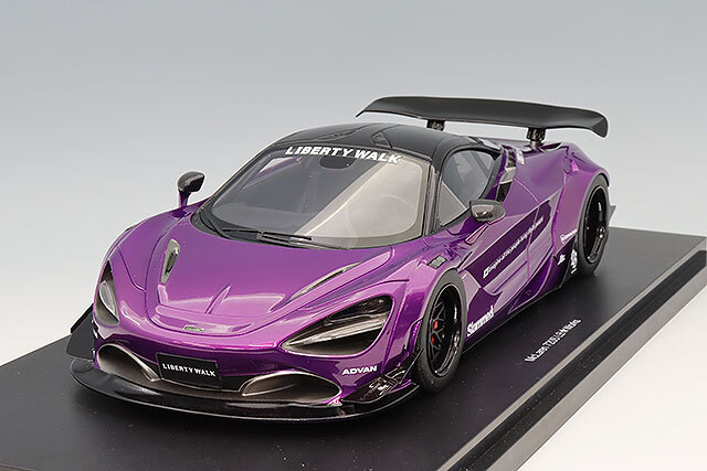 TOP SPEED 1/18 マクラーレン 720S LB-Works パープル
