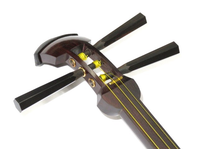 三味線・お琴の老舗 菊岡 中むら】中古三味線本体 紅木 長唄・小唄