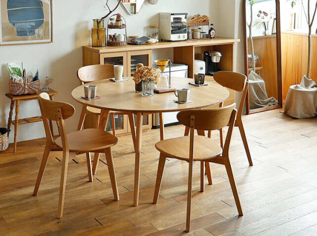 円形ダイニングテーブル RIVER（リバー）直径120cmタイプ｜北欧