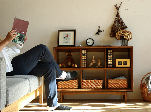 オープンシェルフ weeca（ウィーカ） ブラウンタイプ｜北欧