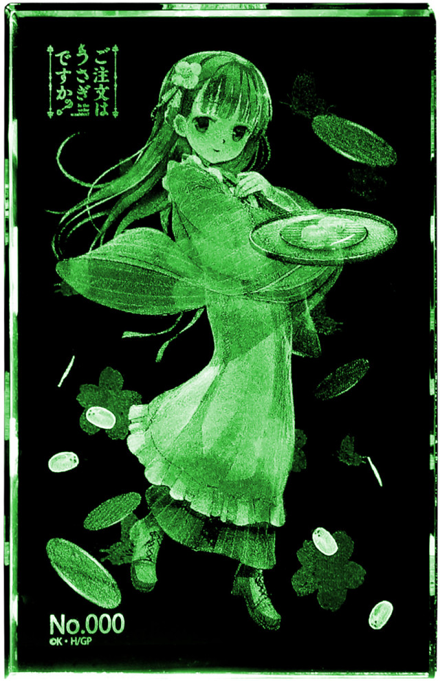 ご注文はうさぎですか？ 千夜 プレミアムクリスタル（シリアルナンバー