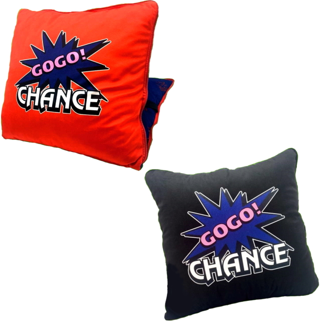 ジャグラー 2WAYシート GOGO!CHANCE クッション 表裏デザイン 座布団