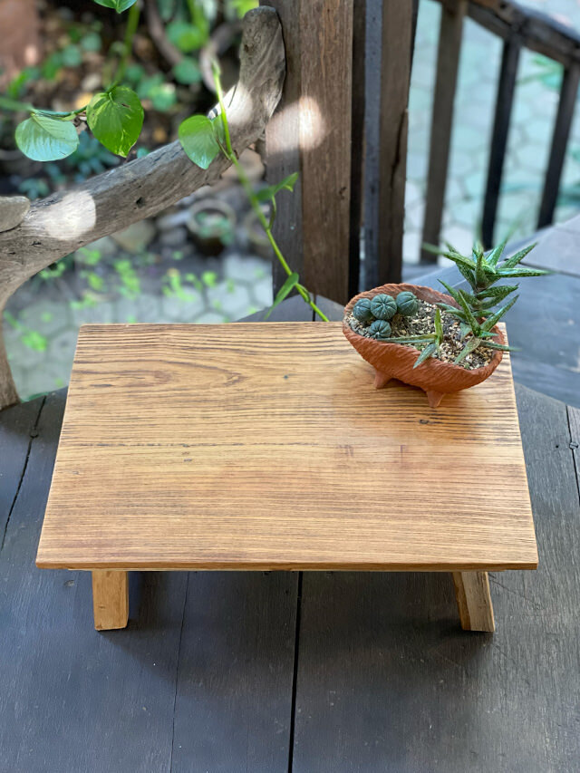 チークWOOD 折りたたみ ローテーブル【パヤカ オンラインショップ】