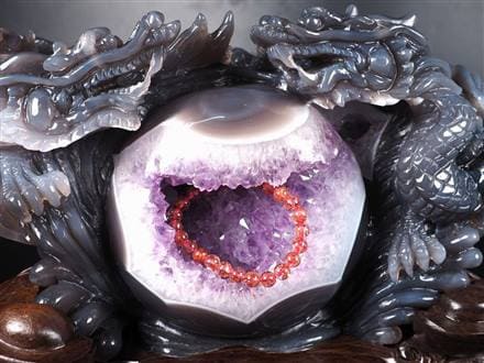 ☆超巨大！☆騰龍千禧(とうりゅうせんき)☆大吉開運！笑口アメジスト