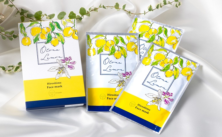 popo.s ポポス 広島県産レモン果汁配合 おとなレモンフェイスマスク