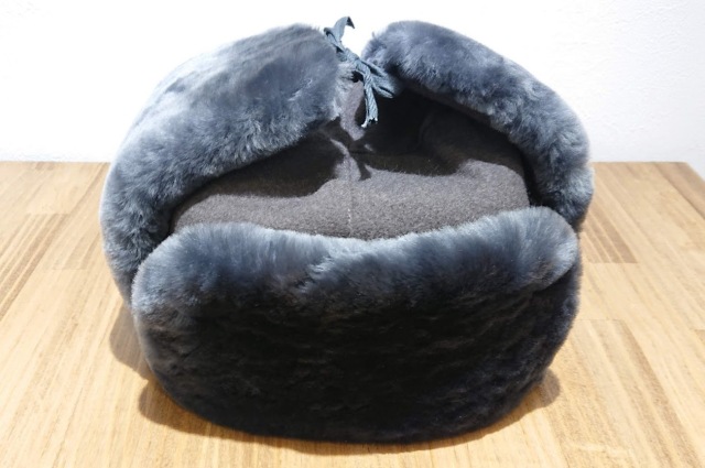 ロシア陸軍・空軍・空挺軍将校 耳あて付ロシアン帽子 ウシャンカ 羊毛