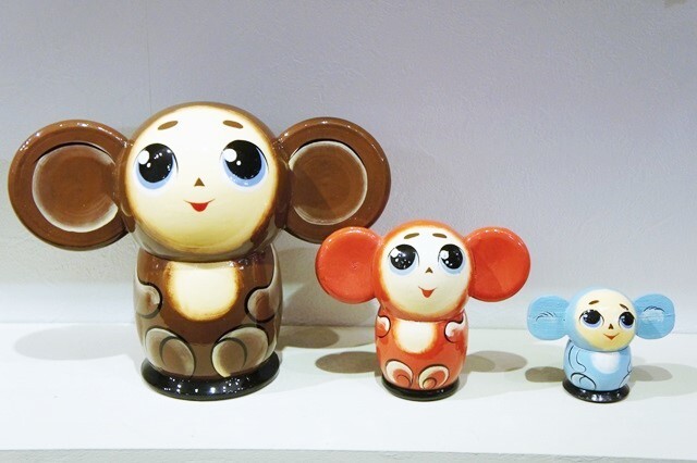 チェブラーシカ・マトリョーシカ（S） 5ピース＜ブルー＞ チェブ