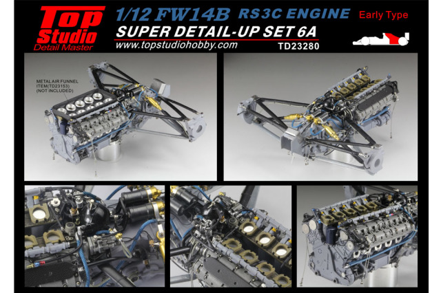 TOP STUDIO TD23280 1/12 Williams FW14B Super Detail-up Set 6A