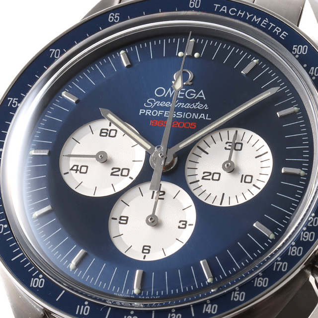 3565.80 ブルー OMEGA（オメガ）ファーストスペースウォーク 限定2005