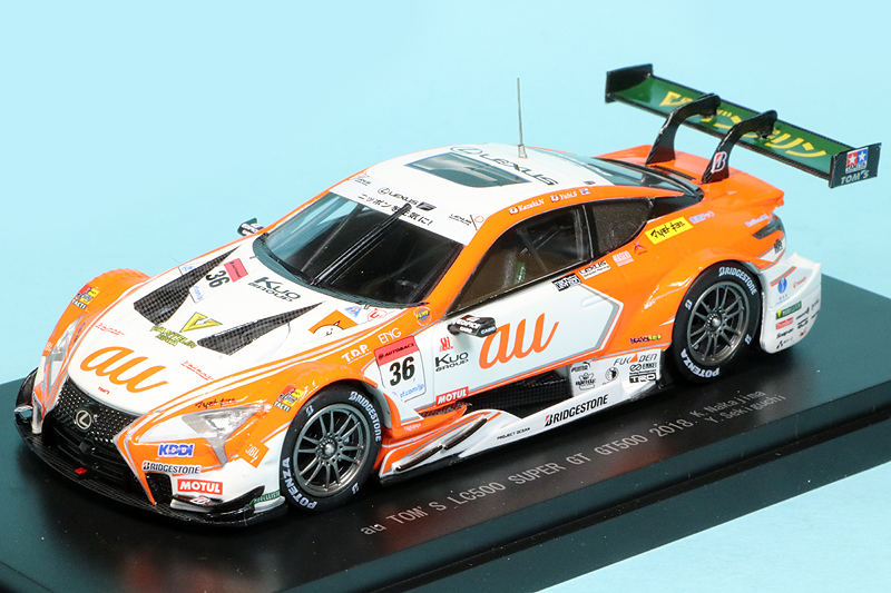 エブロ 1/43 au TOM'S LC500 スーパーGT 2018 No.36 45613
