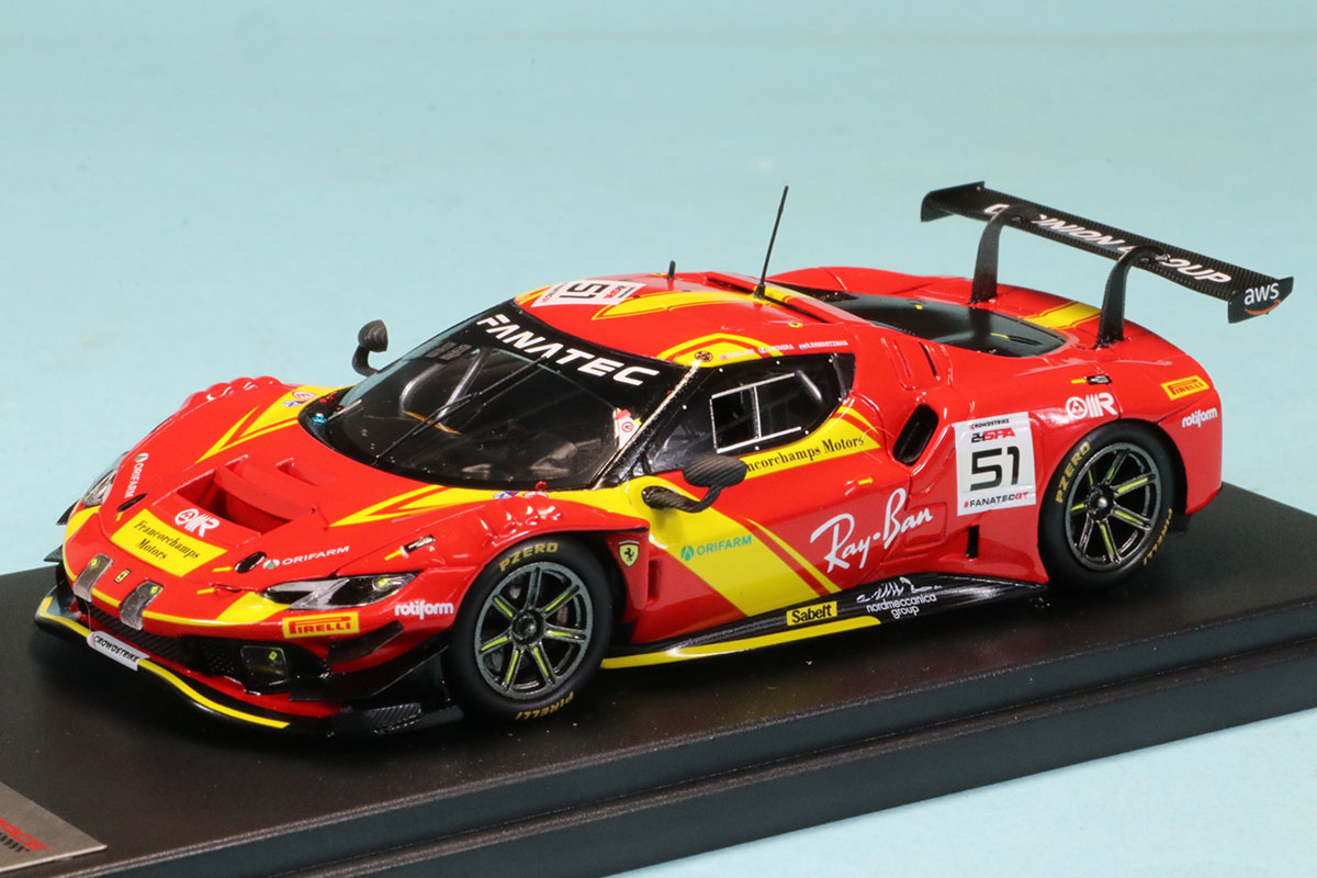 ルックスマート 1/43 フェラーリ 296 GT3 スパ 24h 2023 No.51 LSRC179