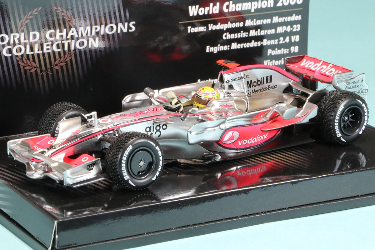 ミニチャンプス 1/43 マクラーレン メルセデス MP4/23 ブラジルGP 2008