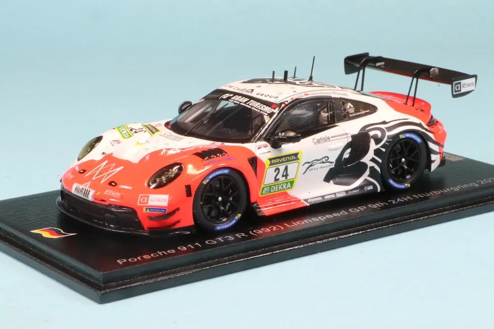 スパーク 1/43 ポルシェ 911 GT3 R (992) No.24 ライオンスピードGP 第