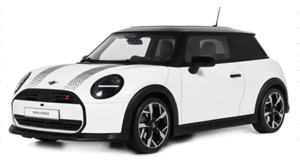 予約] オットーモビル 1/18 ミニ クーパー S 2025 ホワイトメタリック
