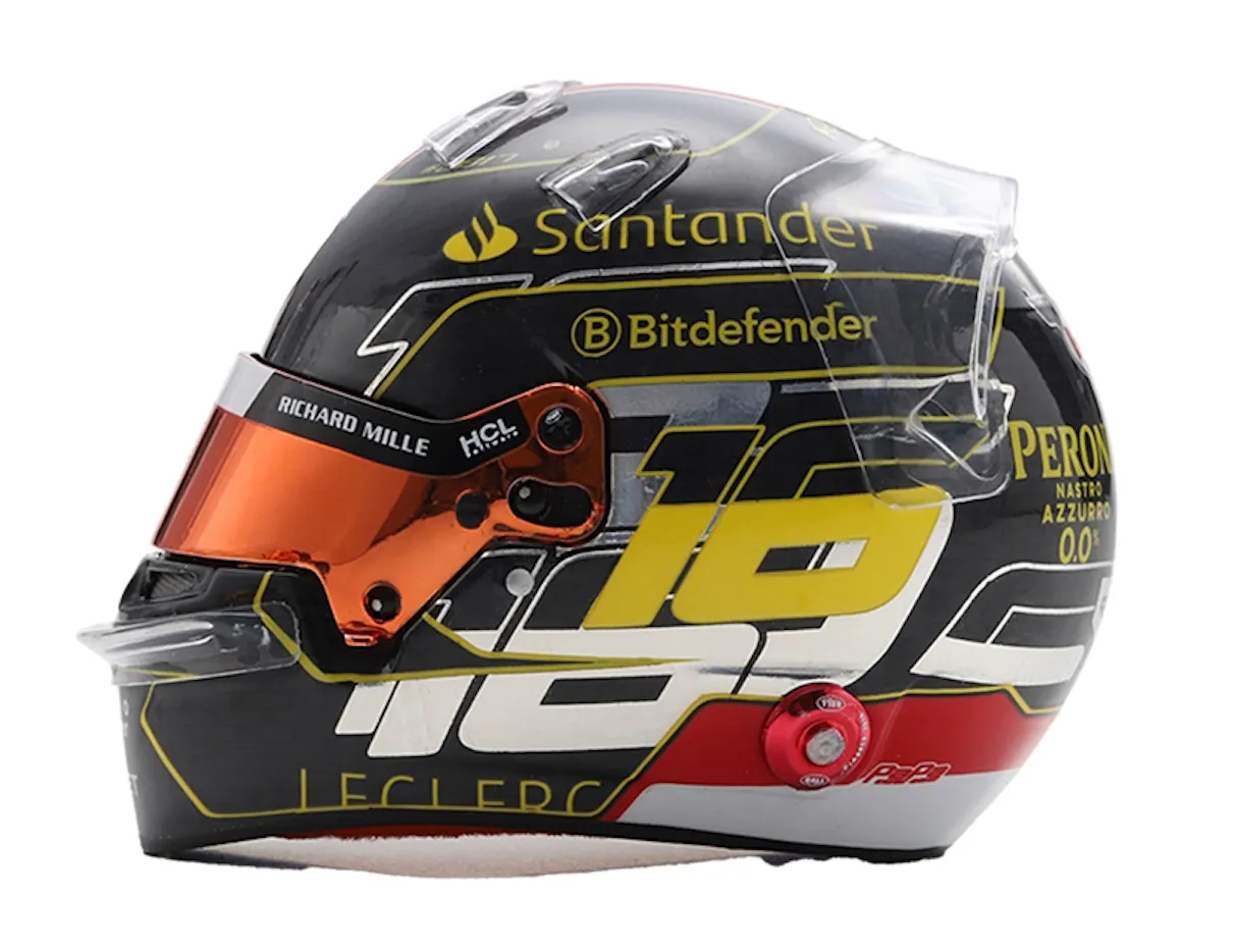 予約] ルックスマート 1/5 ヘルメット C.ルクレール イタリアGP 2024