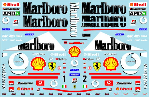 ミュージアムコレクション 1/20 フェラーリ F2003-GA 2003 フル