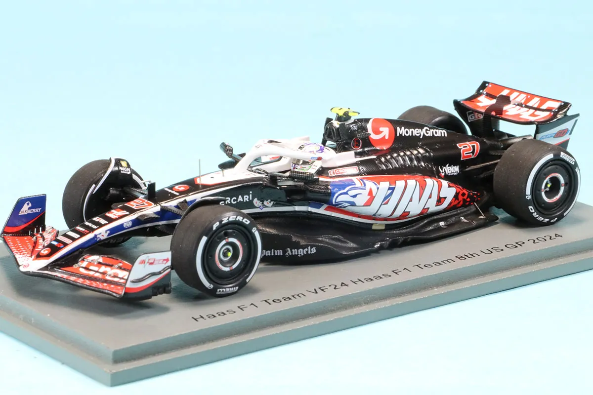 スパーク 1/43 ハース VF24 アメリカGP 2024 N.ヒュルケンベルグ S9557