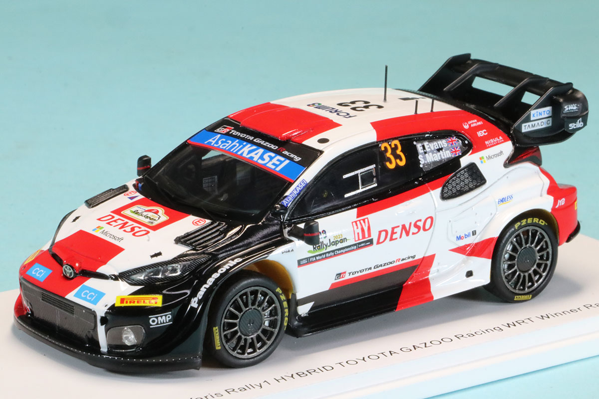 スパーク 1/43 トヨタ GR ヤリス WRC ラリージャパン 2023 No.33 E