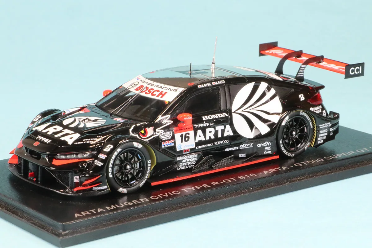 スパーク 1/43 ARTA ムゲン ホンダ シビック タイプ R-GT No.16 ARTA