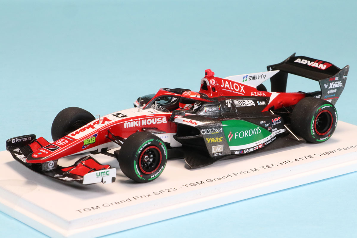 スパーク 1/43 ミキハウス TGM SF23 M-TEC HR-417E スーパーフォー