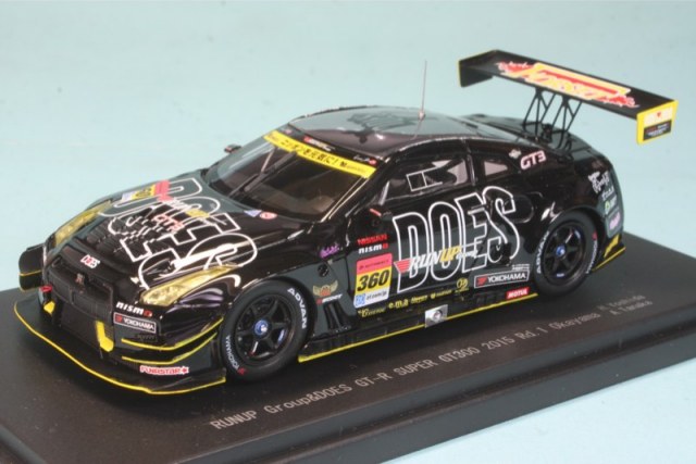 エブロ 1/18 S-Road MOLA GT-R スーパーGT 2015 Rd.3 タイ Winner No