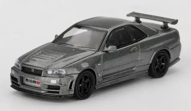 MINI-GT 1/64 ニッサン スカイライン GT-R R32 ニスモガンメタル 松田