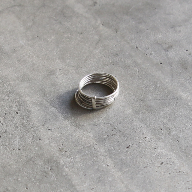 TOUAREG SILVER (トゥアレグシルバー)[RING 10] 7連 リング (SLIVER)