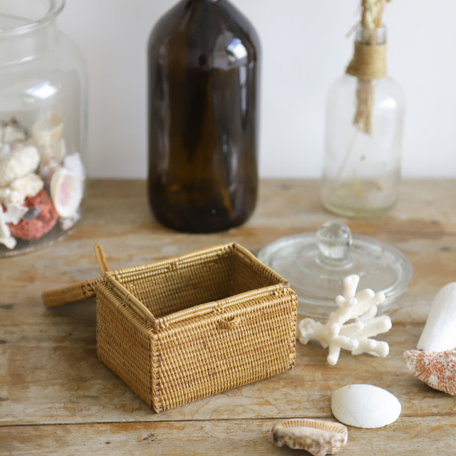 長方形蓋付き ハイサイズ (BOX361) Rosily(ロージリー) バリ島 アタ