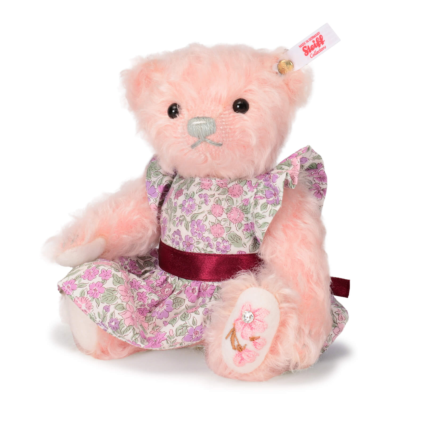 Steiff made with Liberty fabric（Purple） | ドイツ最高級テディベア