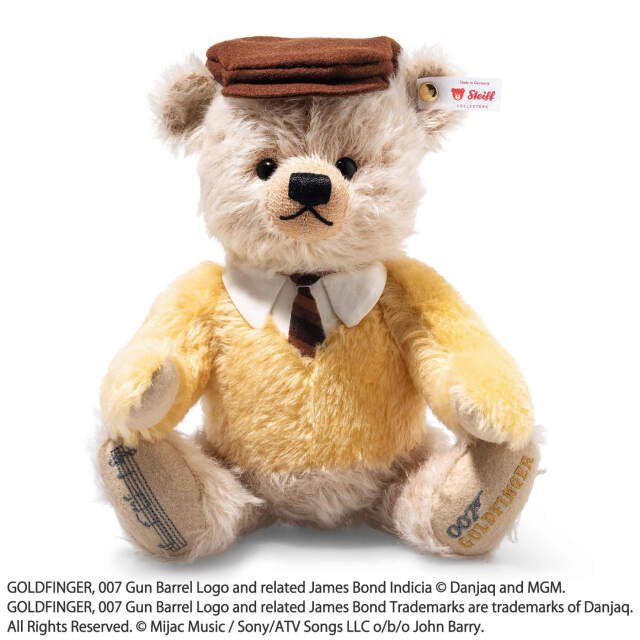 オーリック・ゴールドフィンガー テディベア（ジェームズ・ボンド