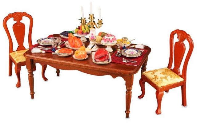 ロイターミニチュア】【椅子別売り】 キャンドルライト ディナー