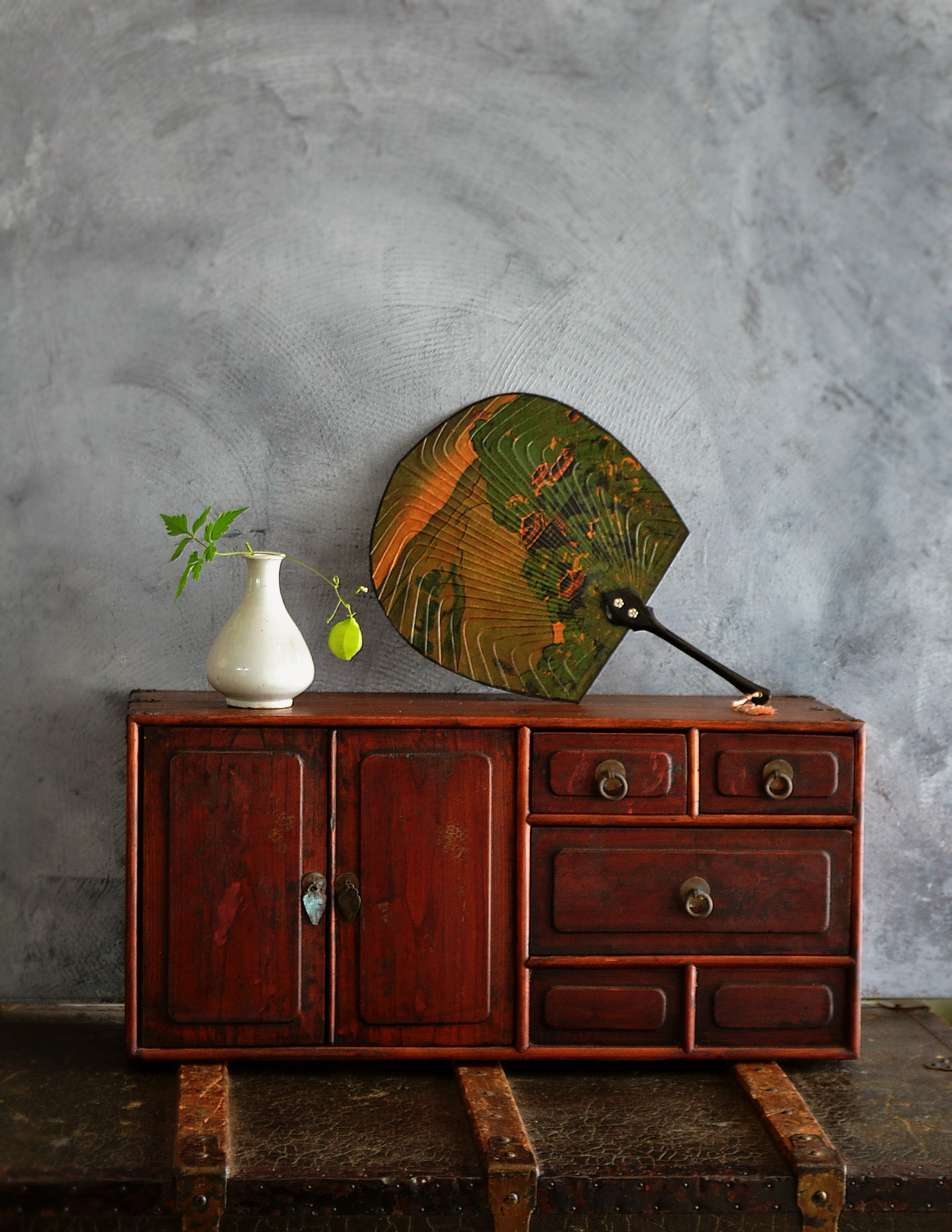 Antique Sam's Collection 小箱 小さな箪笥 李朝小さな引き出し箱 開き箱