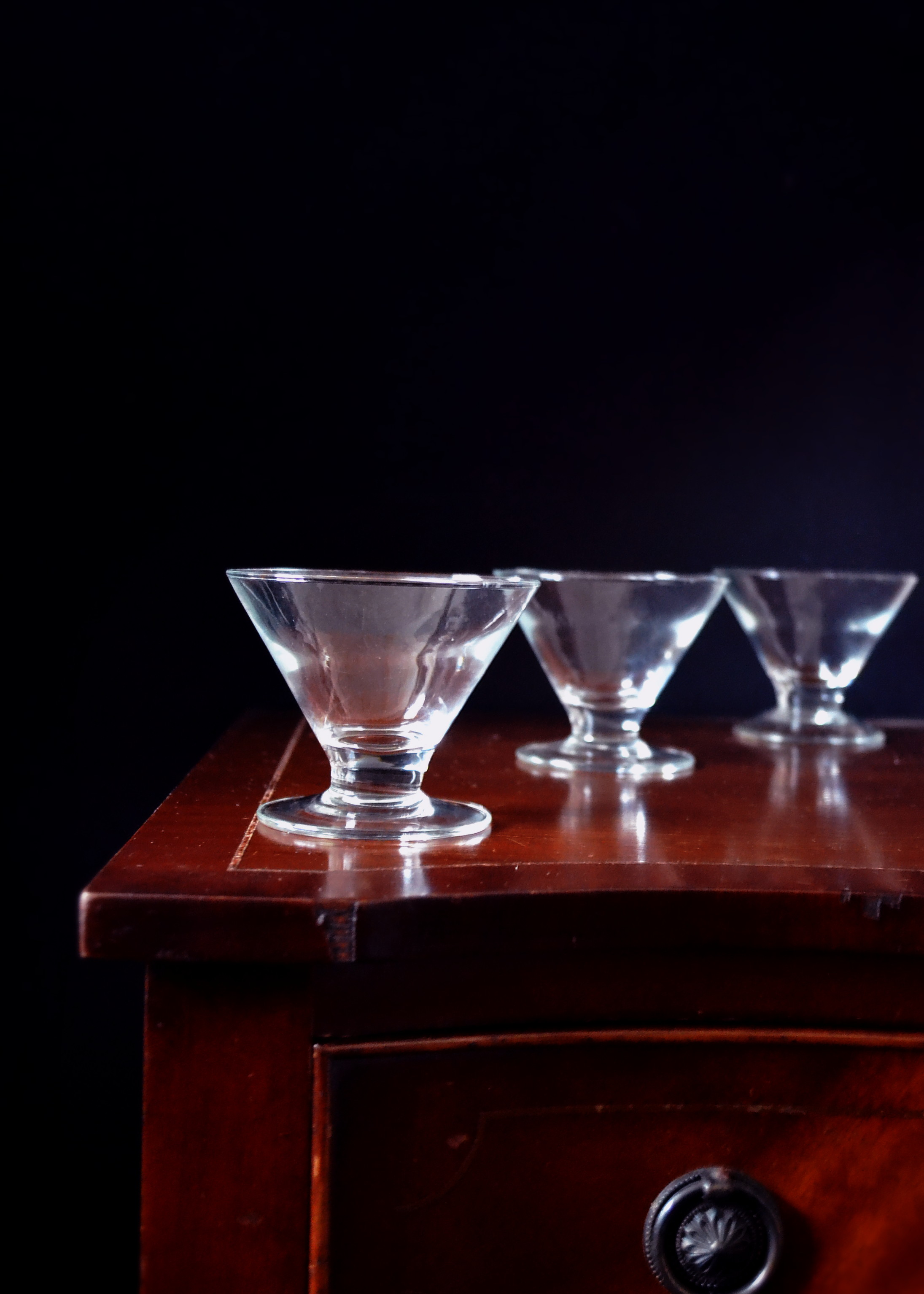 Anntique Sam's Collection ガラス氷コップ デザートグラス フランス製