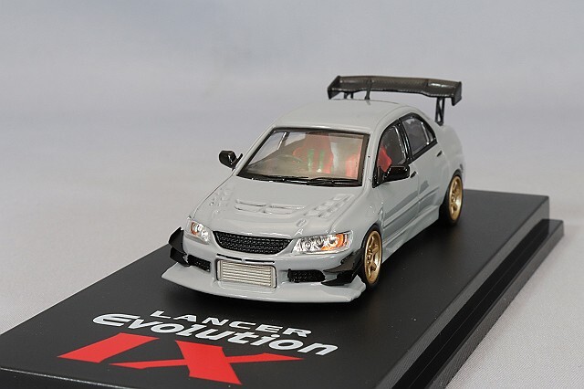 CMモデル 1/64 三菱 ランサー エボリューション IX ワイドボディ グレー