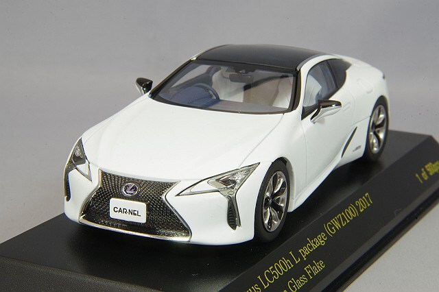 カーネル 1/43 レクサス LC500h Lパッケージ (GWZ100) 2017 ホワイト