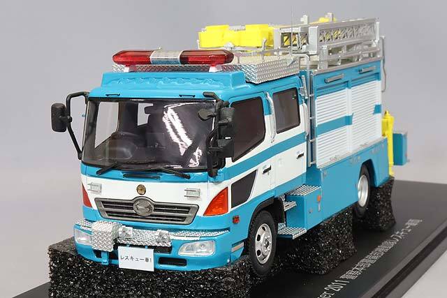 RAI'S 1/43 日野 レンジャー 2011 警察本部警備部機動隊レスキュー車両