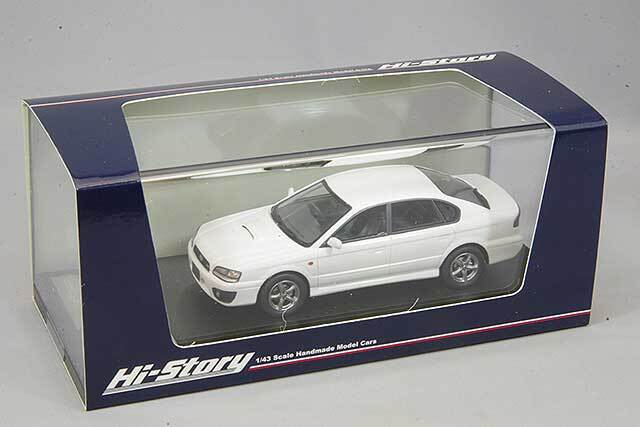 ハイストーリー 1/43 スバル レガシィ B4 RSK (2001) ピュアホワイト