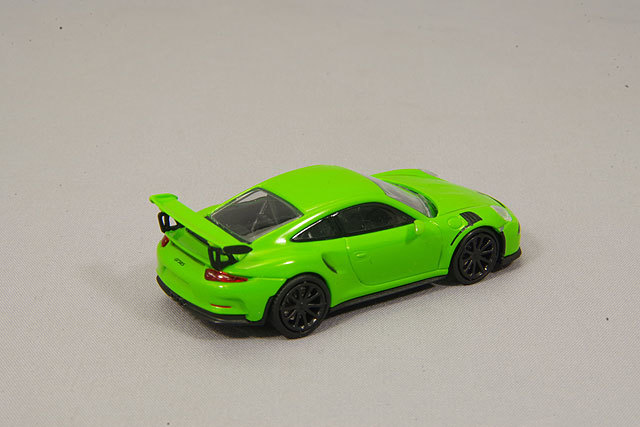 ミニチャンプス 1/87 ポルシェ 911 GT3 RS (2013) イエローグリーン ABS製