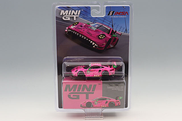 TSM ミニGT 1/64 ポルシェ 911 GT3 R IMSA バージニア Roxy 2023 #80