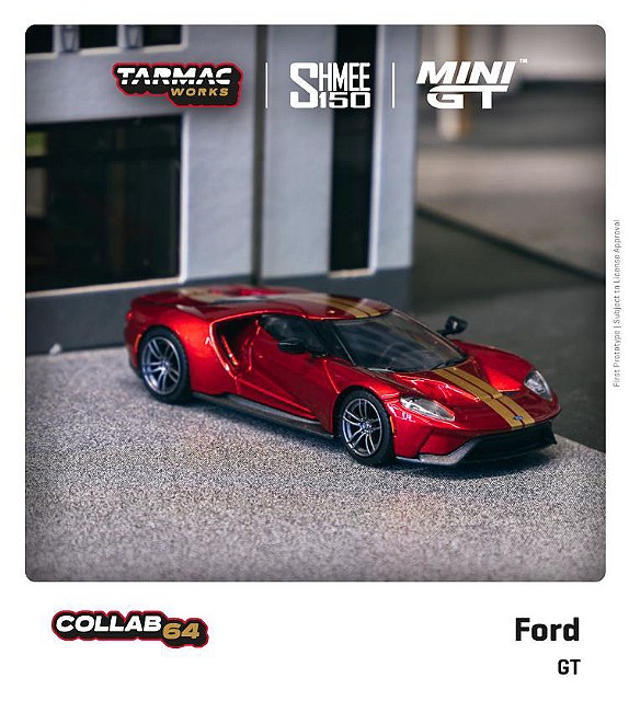 トゥルースケール ミニGT 1/64 フォード GT リキッドレッド Tarmac