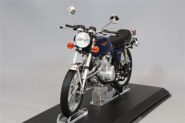 青島文化教材社 スカイネット 1/12 ホンダ CB400FOUR バーニッシュブルー