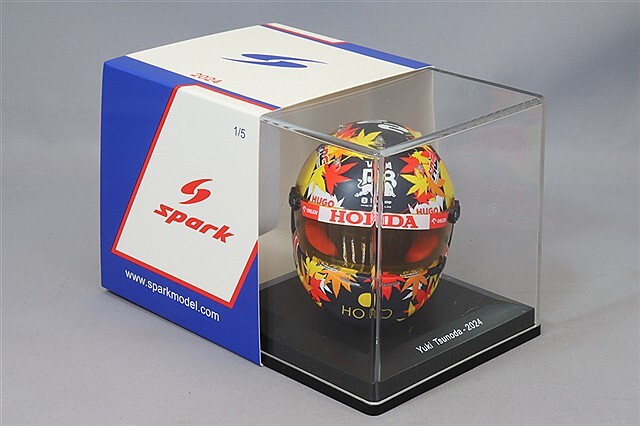 スパーク 1/5 ヘルメット 角田裕毅 2024 F1