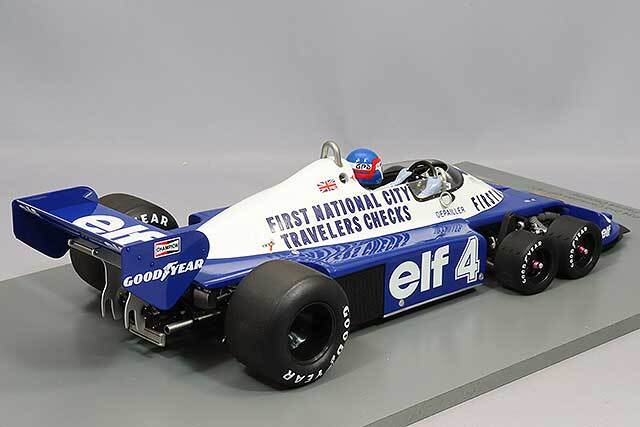 スパーク 1/18 ティレル P34 F1 1977 カナダGP 2位 #4 P.Depailler