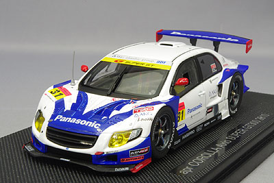 エブロ 1/43 apr カローラ アクシオ スーパーGT300 2010 #31 ホワイト