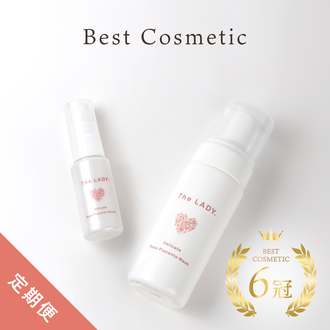 セット】The LADY.デリケートローズプラセンタセラム＆ウォッシュ