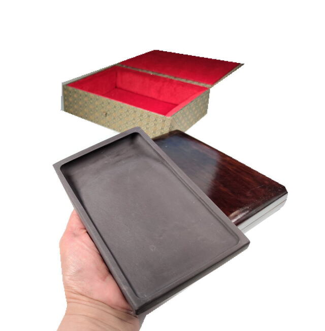 書道用品 硯 坑仔巌端渓硯 長方七吋 HS17｜書道用品通販の半紙屋e-shop