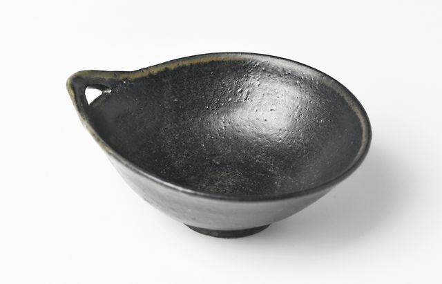 林拓児 45 黒釉楕円皿大 ｜ 暮らしのうつわ花田 和食器 通販
